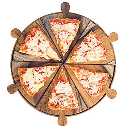 REYIN Pizza Serving Platter | Pizza Platter | Snacks Platter | Serving Platter | 14 INCHES