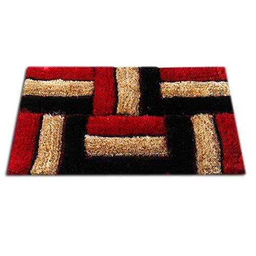 RMHANDLOOM Polyester Anti Skid Door Mat/Bath Mat/Kitchen Mat for Home