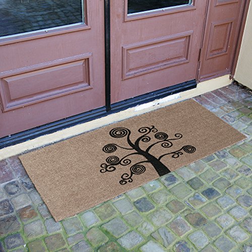Rubber-Cal Deciduous Tree Modern Door Mat, 24 x 57 - Image 2