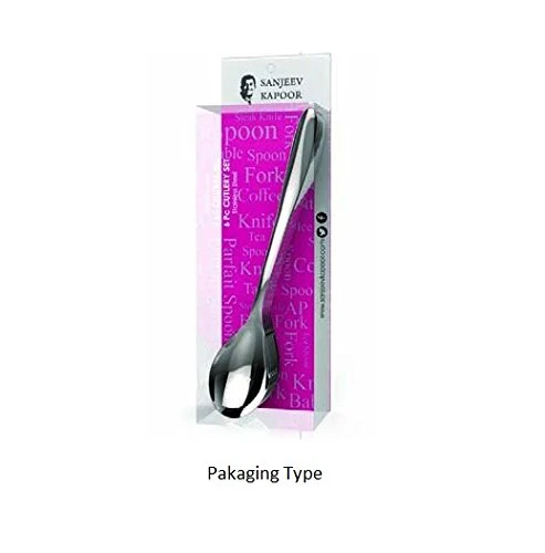 Sanjeev Kapoor Arc Stainless Steel Tea Fork Set, 6-Pieces, Gold Titanium - Image 2