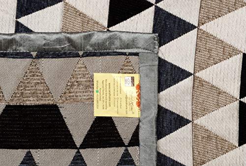Saral Home Soft Reversible Decorative Chenille Sofa Covers/ Throw- 140x210 cm, Grey - Image 2