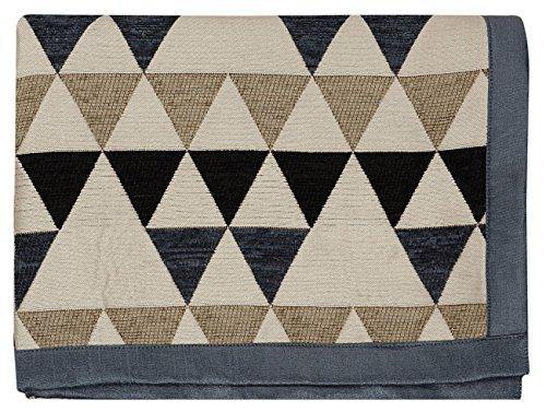 Saral Home Soft Reversible Decorative Chenille Sofa Covers/ Throw- 140x210 cm, Grey - Image 5