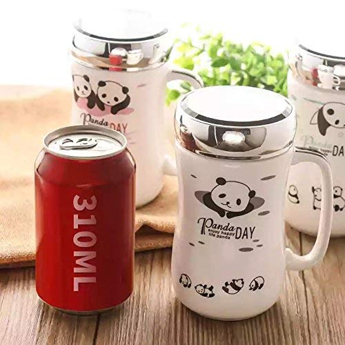 SATYAM KRAFT Ceramic Coffee Mug With Lid - 1 Piece - Image 6
