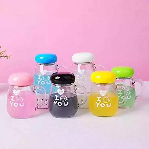 SATYAM KRAFT Glass Coffee/Tea Mug - 1 Piece, Pink, 350 Ml - Image 5
