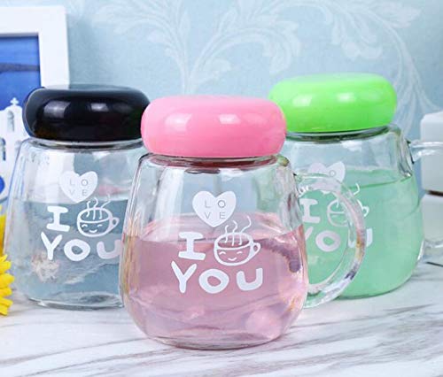 SATYAM KRAFT Glass Coffee/Tea Mug - 1 Piece, Pink, 350 Ml - Image 6