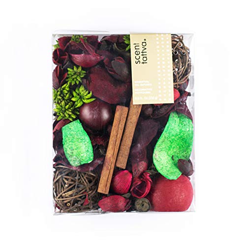 Scentattva.com Apple Cinnamon Potpourri Fragrant Dried Flowers, Leaves Home, Office Decoration (200 g, Multicolor) - Image 4