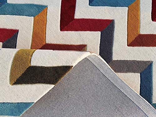 Sifa Carpet Floral Carpet (Multicolour, Wool, 5x8 Feet ) - Image 5