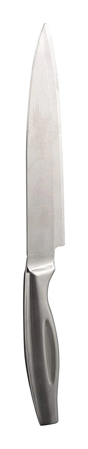 Silver Shark Stainless Steel Chopper with Chef Knives, 3-Piece, Silver - Image 6