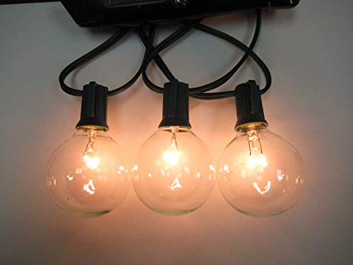Sival Clear Globe String Lights Set of 25 G40 Bulbs, Perfect for Patio, Gardens, Gazebos, Weddings, Indoor / Outdoor, Christmas lights - Image 5