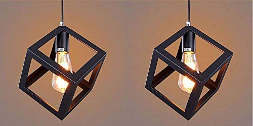 SL Light Metal Hanging Ceiling Pendant Decorative Light - Pack of 2