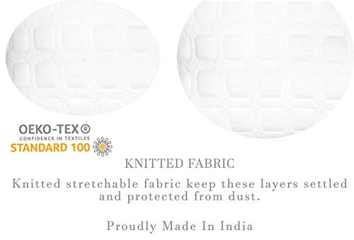 SleepX OWL 400 GSM Knitted Fabric Breathable Fabric Luxury Hotel Collections Super Soft Pillows for Sleeping Oeko-TEX® Certified (Set of 2) (17" X 27"INCH) - Image 6