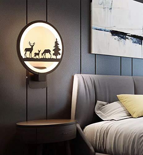 Smartway ® -15W Wall Led Lamp Round 3 Deer (Warm White) - Image 4