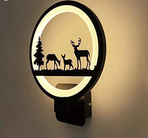 Smartway ® -15W Wall Led Lamp Round 3 Deer (Warm White) - Image 6