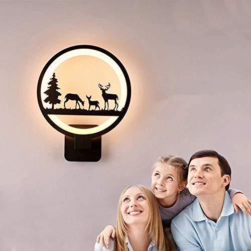 Smartway ® -15W Wall Led Lamp Round 3 Deer (Warm White) - Image 7