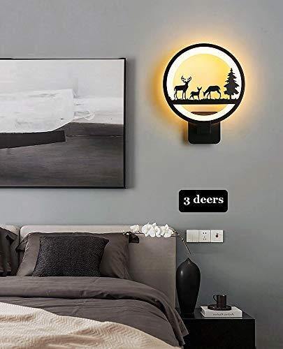 Smartway ® -15W Wall Led Lamp Round 3 Deer (Warm White) - Image 9