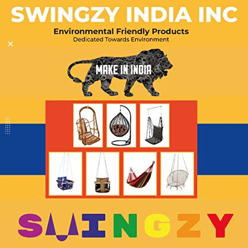 Swingzy Make In India, Cotton Rope Hanging Swing for Adults, Kids for Indoor, Outdoor, Home, Patio, Yard, Balcony, Garden (100 Kg Capacity, White) - Image 7