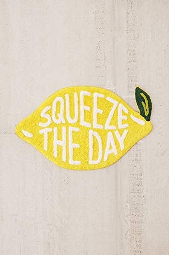 TAAHIRA INTERNATIONAL Modern Bath Mat (Yellow, Cotton, 20X30 Inch) - Image 3