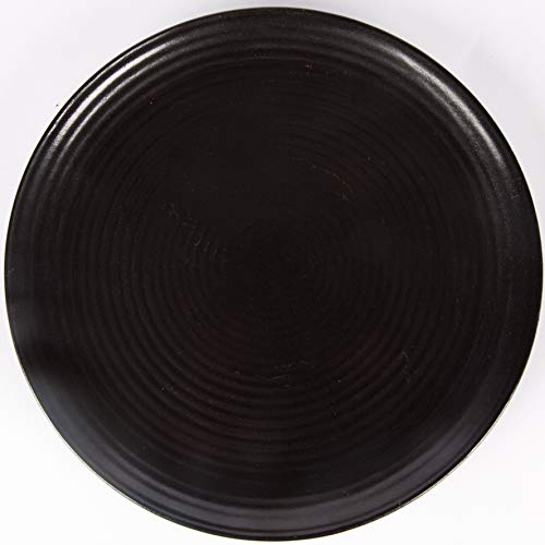 Tatvam Homes Handmade Calla Organic Ceramic Full Dinner Plates (10 inches, Set of 4) - Image 2