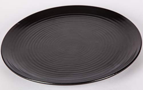 Tatvam Homes Handmade Calla Organic Ceramic Full Dinner Plates (10 inches, Set of 4) - Image 3