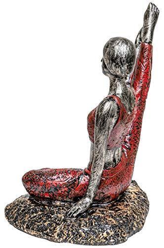 TIED RIBBONS Garden Decoration Items for Outdoor Balcony Lounge - Yoga Lady Statue Showpiece(18 X 28 cm, L X H) - Image 2