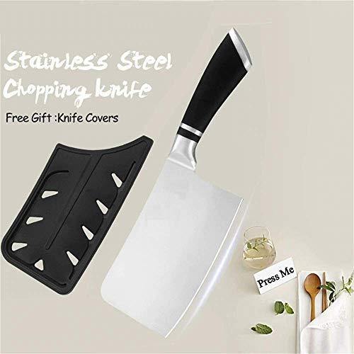 TOUARETAILS Premium 7 inch Stainless Steel Meat Knife for Kitchen Chopping, High Carbon Ultra Sharp Knife Japanese Cooking Chef Butcher Knife for Meat and Vegetable Cutter Clever - Image 2
