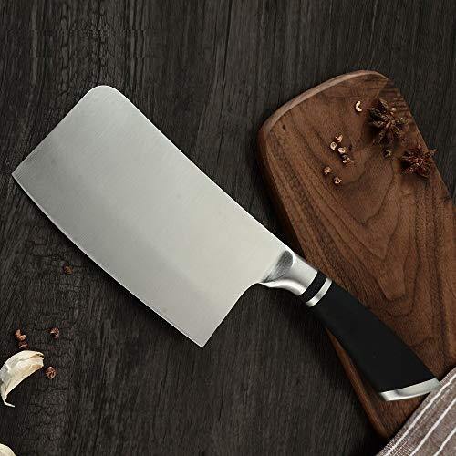 TOUARETAILS Premium 7 inch Stainless Steel Meat Knife for Kitchen Chopping, High Carbon Ultra Sharp Knife Japanese Cooking Chef Butcher Knife for Meat and Vegetable Cutter Clever - Image 3