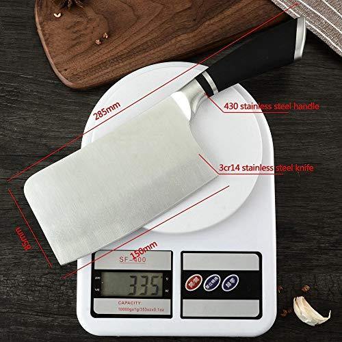 TOUARETAILS Premium 7 inch Stainless Steel Meat Knife for Kitchen Chopping, High Carbon Ultra Sharp Knife Japanese Cooking Chef Butcher Knife for Meat and Vegetable Cutter Clever - Image 4