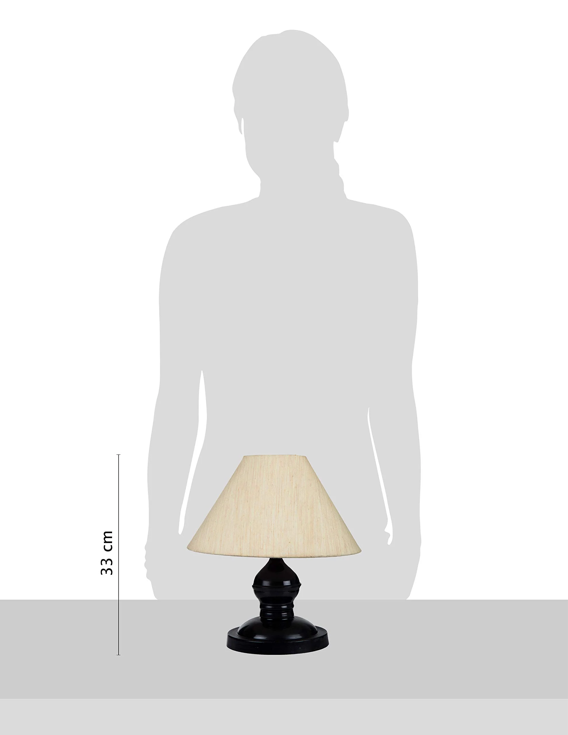 Tu Casa Conical Shade Table Lamp (Khadi) - Image 3