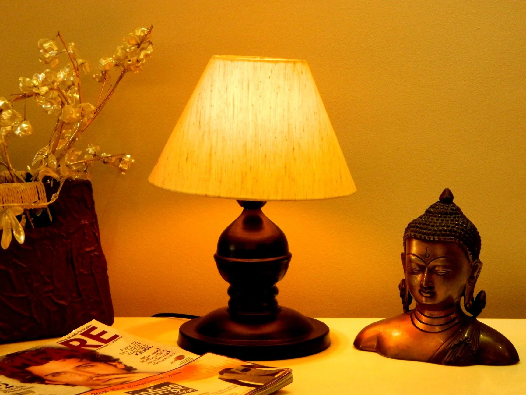 Tu Casa Conical Shade Table Lamp (Khadi) - Image 7