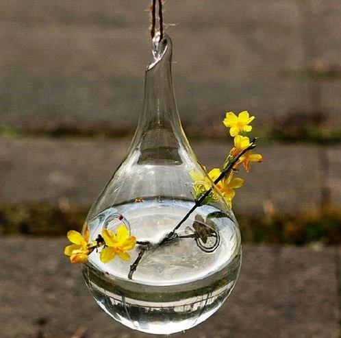 Urdhva Retail Glass Flower Vase (7.5 x 14 cm, White) - Image 3