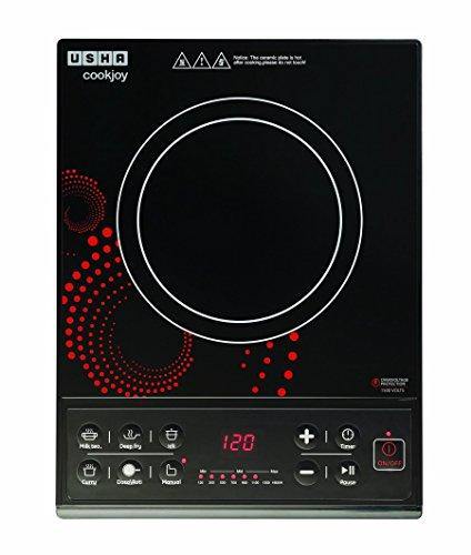 Usha Cook Joy (3616) 1600-Watt Induction Cooktop (Black) - Image 3