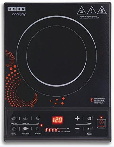 Usha Cook Joy (3616) 1600-Watt Induction Cooktop (Black) - Image 4