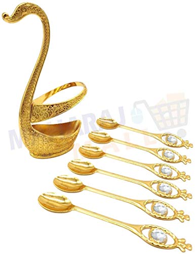 VAKHAR Swan Spoon Fork Rack Salad Spoon Fruit Dessert Fork Swan Cutlery Holder Tableware Rack Dinnerware Storage - Image 7
