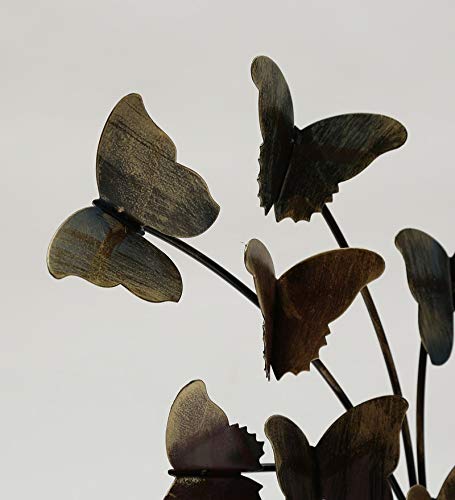 Vedas Exports Iron Paddy Butterflies Tree Showpiece (Multi_4.5 Inch X 19 Inch X 21 Inch) - Image 2