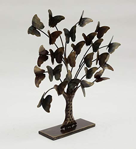 Vedas Exports Iron Paddy Butterflies Tree Showpiece (Multi_4.5 Inch X 19 Inch X 21 Inch) - Image 6