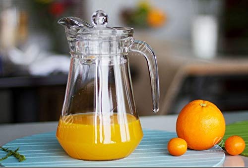 Vilon Duck Pot 1.3L Glass Pitcher with Plastic lid,Drinking Beverage Jug,Glass Water jug for Home use - Image 4