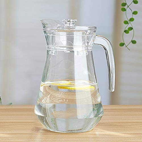 Vilon Duck Pot 1.3L Glass Pitcher with Plastic lid,Drinking Beverage Jug,Glass Water jug for Home use - Image 5