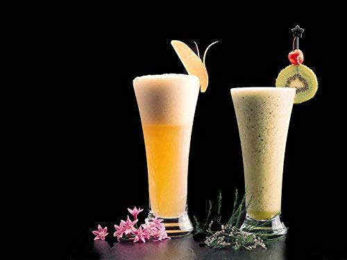 VilonPilsner Glasses- Beer Juice Mocktail Lassi Glass for Better Head Retention, Aroma and Flavor - 300 ml, Pack of 6 Glasses | Crystal Glass Tumbler Juice - Image 9