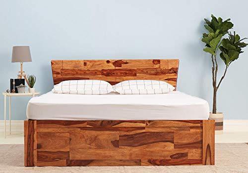 Wakefit Auriga Sheesham Bed with Storage (King Size Bed), Solid Wood Double Bed