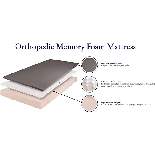 Wakefit Orthopedic Memory Foam 10-Inch Double Size Mattress - Image 5