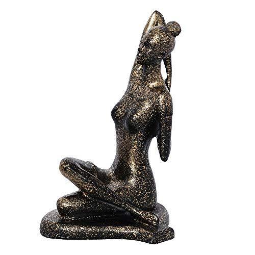 Webelkart Yoga Posture Lady Statue Figurine for Home Table Top Living Room Hall Bedroom Shelf Decoration - Yoga Statue in Decor - Image 2