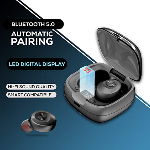 WeCool Moonwalk M1 True Wireless Earbuds (TWS) IPX 5 and Digital Display Charging Case, Bluetooth Earphones with Mic for Calls and HD Stereo Music - Image 6