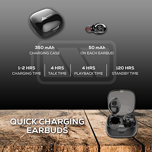 WeCool Moonwalk M1 True Wireless Earbuds (TWS) IPX 5 and Digital Display Charging Case, Bluetooth Earphones with Mic for Calls and HD Stereo Music - Image 7
