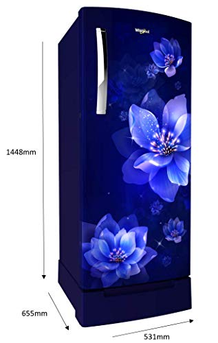 Whirlpool 200 L 4 Star Inverter Direct-Cool Single Door Refrigerator (215 ICEMAGIC PRO ROY 4S INV, Sapphire Mulia, Base Stand) - Image 9