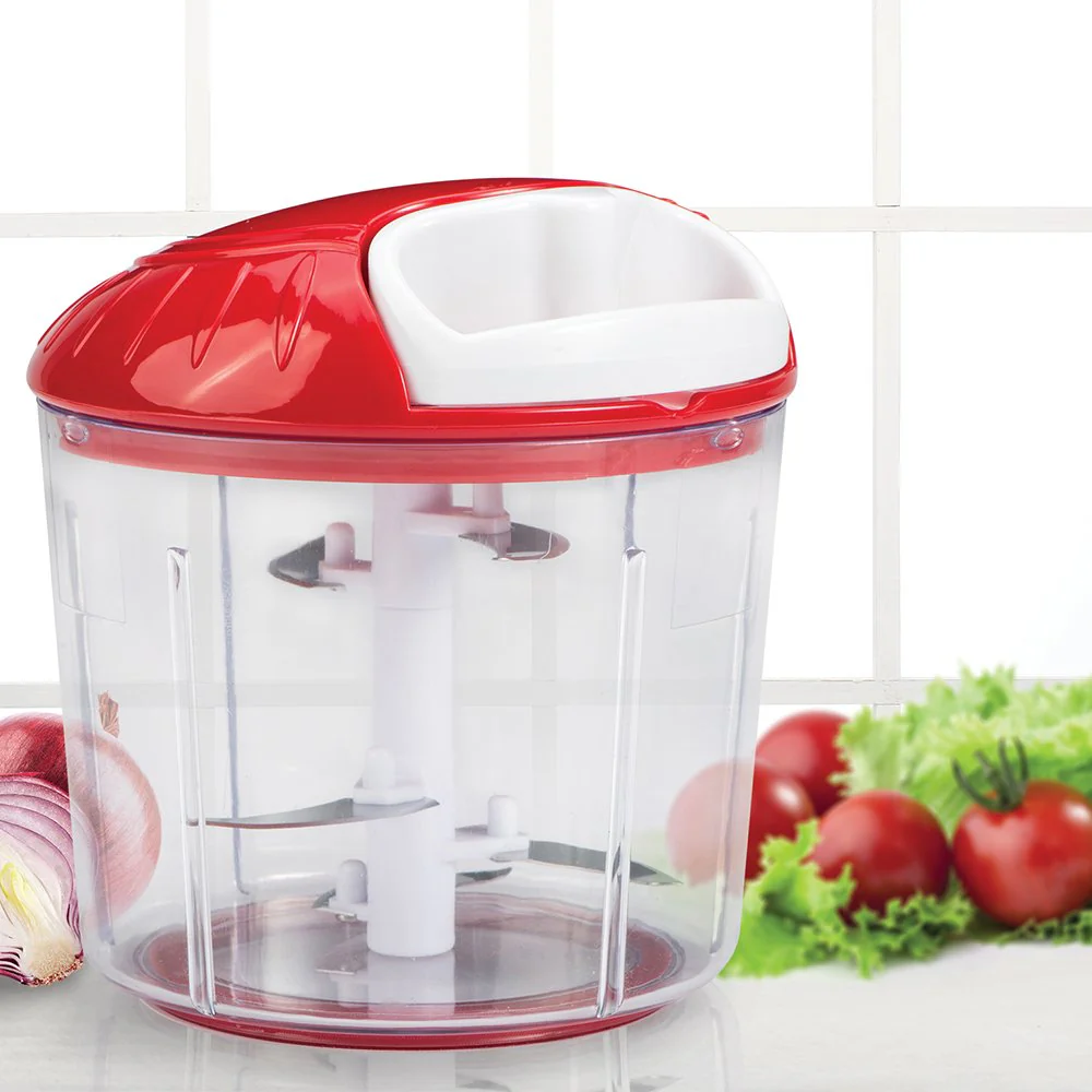 Wonderchef Plastic Chopper, Red/White - Image 3