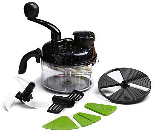 Wonderchef Turbo Dual Speed Food Processor, Black