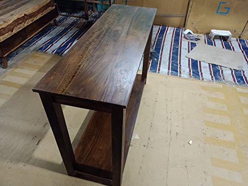 G Fine Furniture Wooden Console Table for Living Room - Image 4