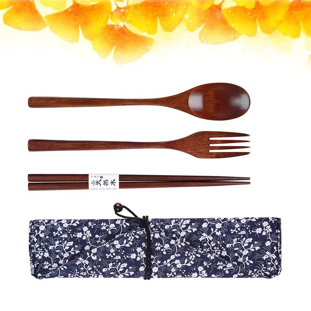 Wooden Lunch Cutlery Set - Image 2