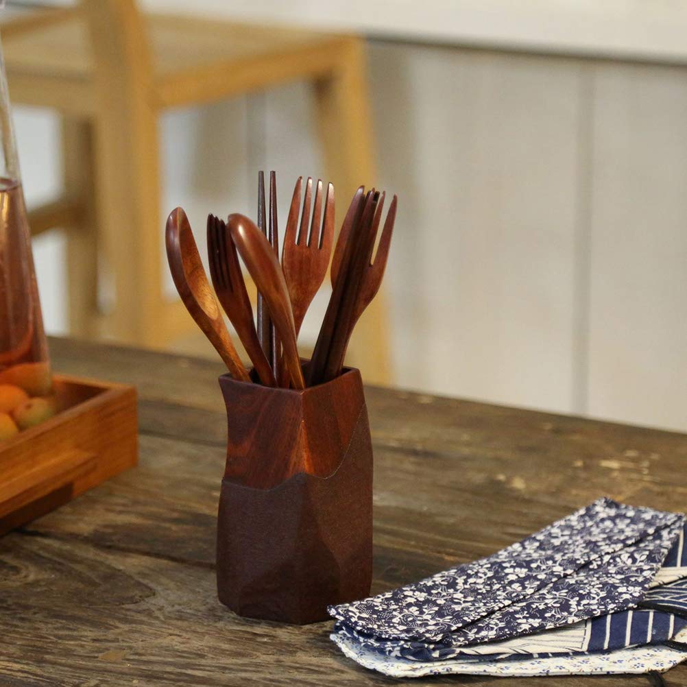 Wooden Lunch Cutlery Set - Image 3