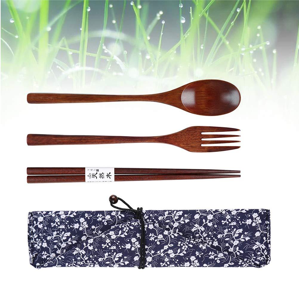 Wooden Lunch Cutlery Set - Image 4